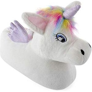 Undercover - Unicorn Ft1386 - Pantoffels - Wit - 3D-figuur - Kinderen