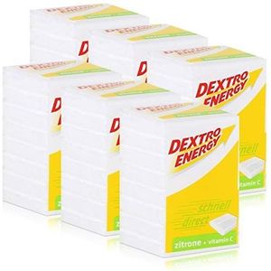 Dextro Energy Druivensuiker citroen 46g (verpakking van 6)