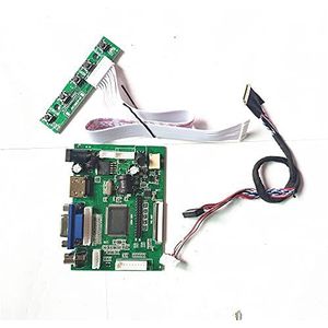 Fit LTN156AT02-F01/J01/L01/P01/P06/P09/T01/W01/W02/W04 LED 40-pins LCD 2AV HDMI-Compatibel VGA 1366 * 768 LVDS bedieningskaart (LTN156AT02-P09)