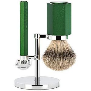 Mühle Scheerborstelset Hexagon Forest, uniek, standaard