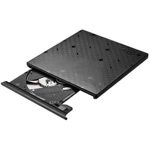 Zwart Ruitpatroon Aanraakgevoelige Usb3.0 Externe Optische Drive Dvd-brander Laptop Universele Dvd-drive Heldere Beeldkwaliteit Stabiele Audio