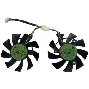 2 stuks/set, T128015SU, grafische kaartkoelventilator voor ASUS voor RTX 2060 voor GTX 1660 1660Ti TUF GAMING OC T128015BU FD8015U12D(T128015SU)