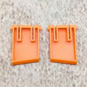 ULEIVA Vervangende toetsenbordvoetjes oranje 1 paar (2 stuks) compatibel met Logitech G213 toetsenbord reserveonderdeel toetsenbordstandaard keyboard voeten (oranje)