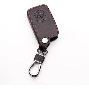 Sleutelbehuizing houder Key Lederen Autosleutelhouder Case Cover Voor Camry Voor Highlander Voor Crown Voor Prado Voor Land Voor Cruiser Autosleutel Cover Shell Sleutelbehuizing(B)