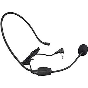 Akingdleo Over Ear 3.5mm Handsfree Cardioid Wired Audio Boom Condensator Klaslokaal Mic Headset Microfoon microfoon voor UHF-938 ATG-100T Tour Guide Systeem Voice Versterker Conferentie PC Laptop