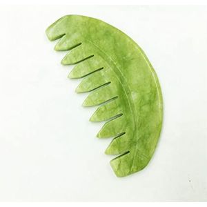 Gouache schraper natuursteen Gua Sha massage kam hoofd lichaam meridiaan schrapen reflexologie bloedcirculatie jade therapie gereedschap 1 stuk (kleur: 17)