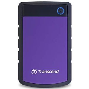 Transcend TS1TSJ25H3P 1TB | StoreJet 25H3P rugged 2,5'' externe harde schijf - USB 3.1 Gen 1 Interface - Paars