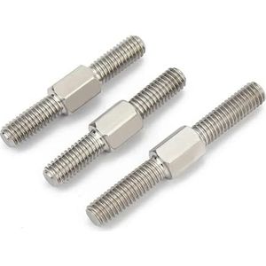 Dubbele Kop Gespen 304 Roestvrij Staal M12 Dubbele Stud Schroef, Meerdere Maten (M12 x 60mm 1st)