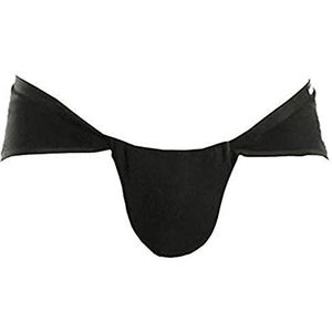 Beeal 4 X Indiase traditionele ondergoed langot supporter lendendoek katoen zwart, één maat, Zwart, one size
