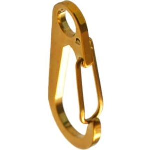 Oshhni sleutelhanger karabijnhaak lente sleutelhanger lichtgewicht sleutel sleutel clip karabijnhaak clip voor mannen vrouwen vissen buiten, gouden