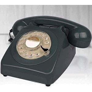 Thuistelefoon Wild hout Retro telefoon Draaiknoptelefoons/Retro-stijl telefoon/Vintage telefoon/Klassieke bureautelefoon met draaikiezer Gebruikt standaard telefoonaansluiting Telefoon