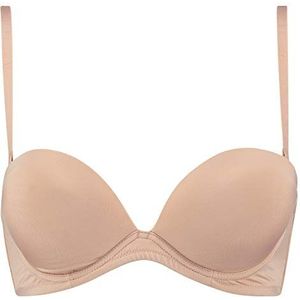 Voorgevormde strapless maximizer beugel bh Beige A70