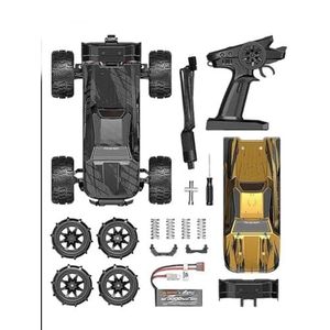 1/14 HYPER GO RC Auto Borstelloze 2.4G Afstandsbediening 4WD Off-road Racing Hoge Snelheid RC Truck 43 km/u Drop Shipping (Color : 14210)