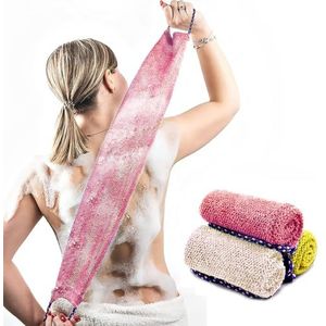 Afrikaanse Net Spons met Handvatten 3 Stuks Lange Afrikaanse Exfoliërende Net Washandje Bad Spons Net Doek Wassen Netto Body Back Scrubber voor Douche Loofah