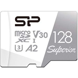 Silicon Power MicroSDXC 128GB - UHS-I V30 - Inclusief Adapter