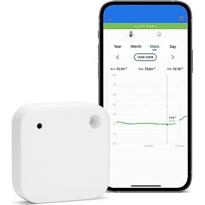 Bluetooth-compatibele Temperatuur- En Amp-vochtigheidssensor Smart Home Tool Draadloze Datalogger Thermometer En AmpèreＨygrometer