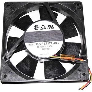 LMNCBVYA High-Performance 120mm Cooling Fan for 109P1212H401-12V 0.45A 3-Wire Computer Case Fan