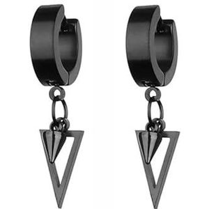 Unisex Punk hoepel Drop Oorbellen voor vrouwen mannen sieraden accessoires roestvrij staal geometrische driehoek Spike Earring cadeau