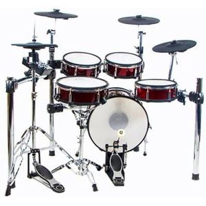 Elektronisch Drumstel 5 Drums En 4 Bekkens Met Solide Duurzaam Ijzeren Drumrek Elektronische Drums voor Beginners