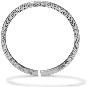 Klassieke roestvrij staal gladde C-vorm 6 mm vrouwen Open armband Trendy Punk spiegel armband graveerbare sieraden cadeau voor koppels