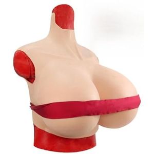 Adima Z-CUP Gigantische Siliconen Borstplaat Kunstmatige Grote Nepborsten Versterkers Realistische Borstvorm voor Crossdresser Cosplay,Bronzen,silicone