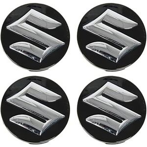 4-delige wielnaafdoppen voor Suzuki Ignis 2016-2023 54mm, zonnebrandcrème waterdichte autocentrumnaafafdekking, naafdopafdekkingen beschermers exterieuraccessoires,A