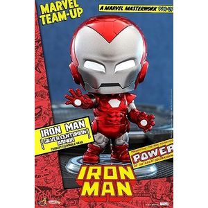 Hot Toys Marvel Comics Cosbaby (S) Iron Man (Silver Centurion Armor) 10 cm