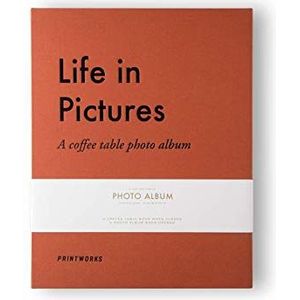 PRINTWORKS fotoalbum - leven in beelden oranje