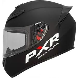 Full Face Motorhelm met Dubbele Achtervleugels DOT Gecertificeerd - Lichtgewicht en Duurzame Volwassen Motorfiets Straat Fietshelm (Gele lijnen, M)(Sub Black,Medium)