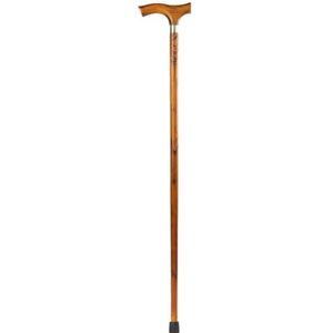 Wandelstokken, De Hoogwaardige gebogen wandelstok for mannen en vrouwen, Omic antislip wandelstok, handgepolijst(A,80Cm(Use Height 145 155Cm))