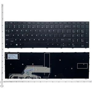Amerikaans laptoptoetsenbord voor HP ProBook 450 G5 455 470 650 G4 Engels(Black ORG)