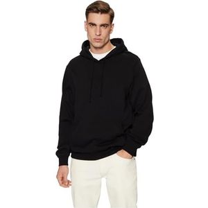 GUESS JEANS FELPA SENZA ZIP UOMO NERO