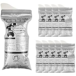 Fousenuk 10 stuks wegwerp-urinezakjes, 750 ml, super absorberend, draagbaar, urinaal, pissetoiletten, tassen voor kamperen, reizen, noodgevallen, reistoilet voor vrouwen, mannen, kinderen