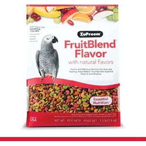 ZuPreem fruitblend parrot parkieten medium groot 3,5 LB