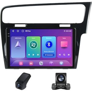 Android13 Autoradio geldt voor Volkswagen Golf 7 2012-2020 9inch Touchscreen Autoradio met Wireless Carplay Android Auto Navi GPS Bluetooth RDS Radio+Telecamera Achterkant(NF-2)