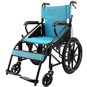 Rolstoel Draagbaar Opvouwbaar, Zelfrijdend Met Verstelbaar Voetpedaal Dubbele Rem Voor Senior/gehandicapte Scooter Trolley, Draagbaar