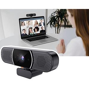 Matosio OwlBar Mini, conferentiecamera met microfoon en luidspreker, groothoek 2k QHD USB-videoconferentiecamera voor vergaderruimte en kantoor, compatibel met Zoom, MS Teams, Google Meet, laptop/pc/Mac