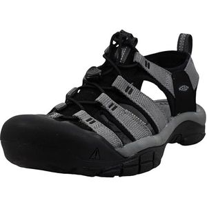 KEEN Newport H2 Watersandalen voor heren, gesloten teen, Staal Grijs Zwart, 41 EU