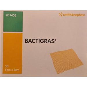 Bactigras 7456 verbanden, 5 cm x 5 cm (50 stuks)