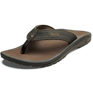 OLUKAI - Ohana - Teenslippers - Donker Java - Waterbestendig - Bruin