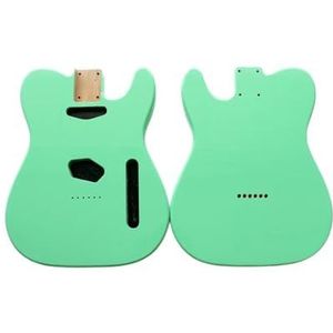 Elektrische Gitaar Body Elzenhout Spray Groene Body Hoog Gepolijst DIY Upgrade Voor Tele Elektrische Gitaar