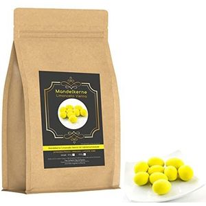 C&T Notenmix, amandelpitten, limoncello, 400 g, amandelpitten gemarmerd met limoncello chocolade, volle mich, zonder alcohol, knapperige snack voor tussendoor, om zelf te vullen