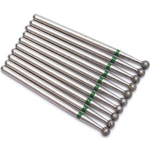 Nagel Boren Set voor Manicure, Diamant elektrische nagelboortjes for manicure en pedicure, 10 stuks, veelkleurig(T26-32)