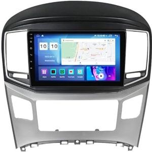 Android 12.0 Car Stereo 9 ""Touch Screen auto audio speler bluetooth stuurwielbediening Voor Hyundai H1 2017-2018 auto speler Ondersteunt CarAutoPlay PIP GPS Navigatie Backup Camera (Size : 4+WIFI 1G+