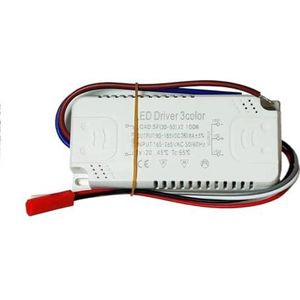 (2 Soldeerpunten) 7MM-180D 5B9CX2 2835 Type--S buigbare constante stroom LED-strip met LED-driver voor gebruik in kroonluchters. (Kleur: 30-50W)-2)