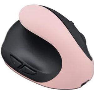 Ergonomic Mouse-PYRIOLHI-Wireless Vertical Mouse-Battery Operated-Mute-Lefty-Pink(Pink)