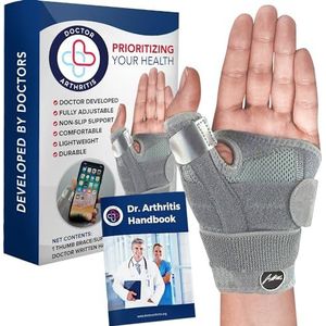 Door de arts ontwikkelde duimbrace voor artritis, verstelbare duimspalk, rechter- en linkergebruik, Trigger Thumb Spica Splint Ondersteuning, handstabilisator voor herstel van verstuikingen en