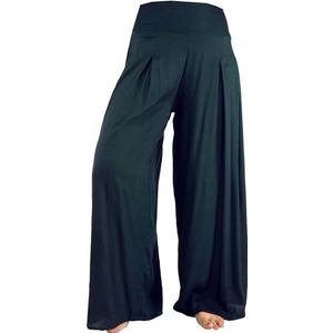Guru-Shop, Verdeelde Rok, Wijde Zomerbroek, Zwart, Synthetisch, Size:L/XL (40), Harembroek Aladdin-broek