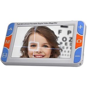 Digitale Leeshulp, 5,0 Inch Scherm, 3-48x Zoom Videovergroter, 26 Kleurmodi, AV/TV/HDMI-uitgang, For Lezen, Schrijven, Bekijken Van Kaarten, Boeken