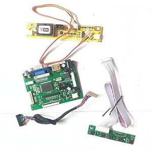 Voor G150XG01 V.0/V.1 15 2CCFL Toetsenbord+omvormer 1024* 768 LVDS 20-Pins HDMI-Compatibel VGA 2AV LCD controller board (G150XG01 V.1)